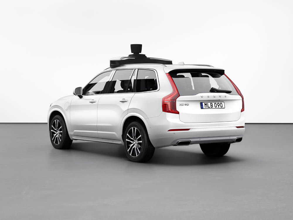 Компанії Volvo Cars та Uber представляють безпілотний серійний автомобіль