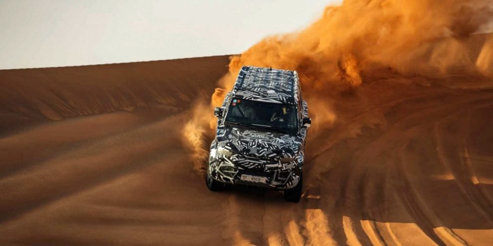Новий Land Rover Defender отримає пневмо підвіску