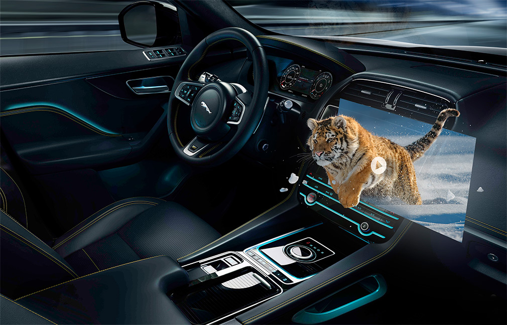 Jaguar Land Rover розробить тривимірний проекційний дисплей
