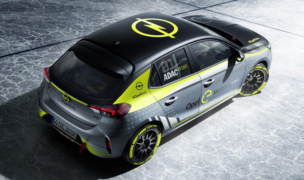 Opel представив перший в світі електричний ралі-кар