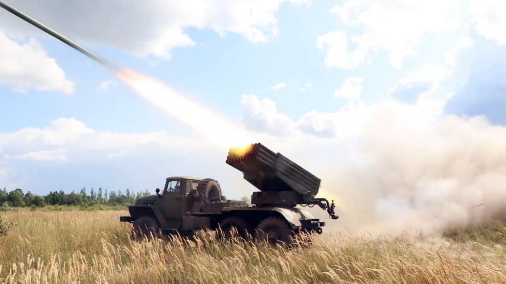 Потужні кадри випробування БМ-21 «Град» потрапили в Мережу (Відео)