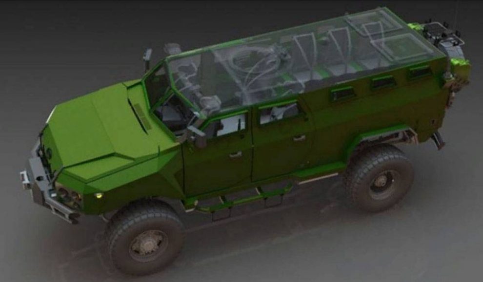 Комрат - новий бронеавтомобіль на шасі КрАЗ-5322