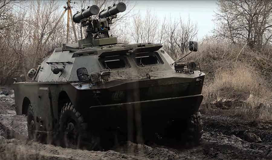 Новий бронеавтомобіль з новітньою ПТРК «Амулет» помічені у ЗСУ