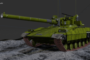 Танк “Молот”: з’явилася детальна 3D-візуалізація перспективного українського танка
