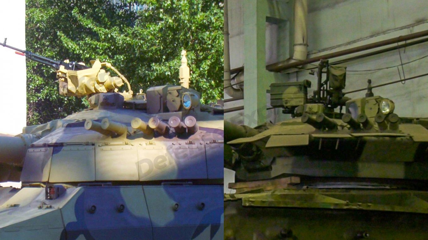 До майбутнього Т-64 "Краб" приєднали башту від Т-55АГМ, яка не має відношення до проекту
