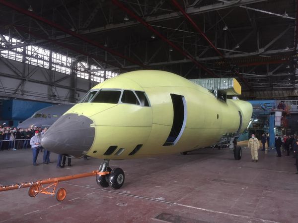 Відбулась викатка першого фюзеляжу Ан-178-100П для Повітряних сил України
