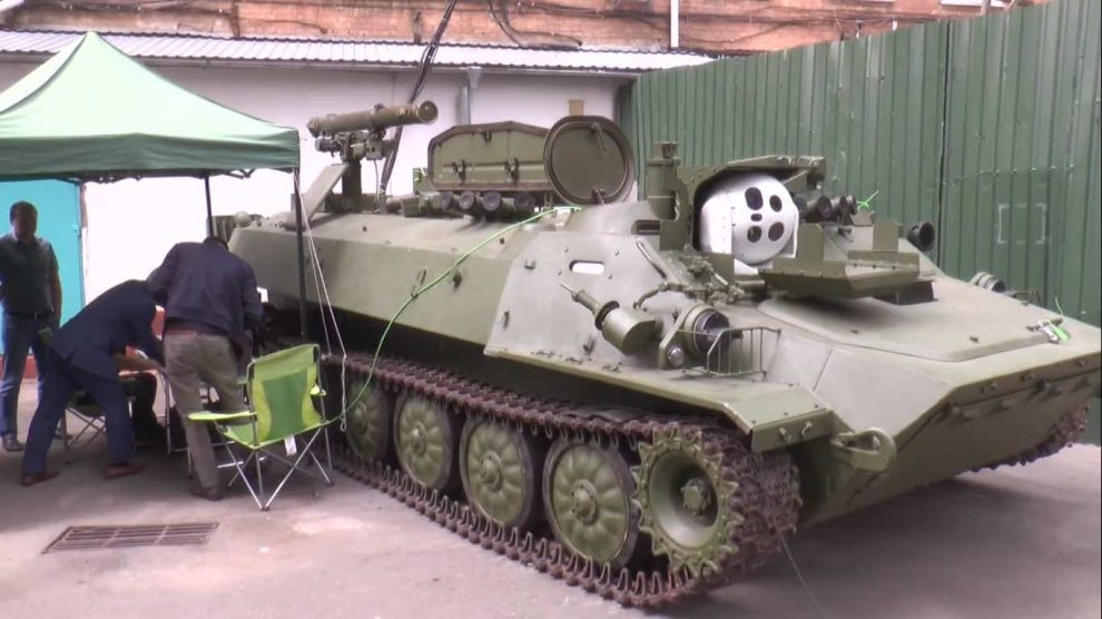 На «Зброя та безпека» КБ «ЛУЧ» представило модернізований самохідний ПТРК «Штурм-С»